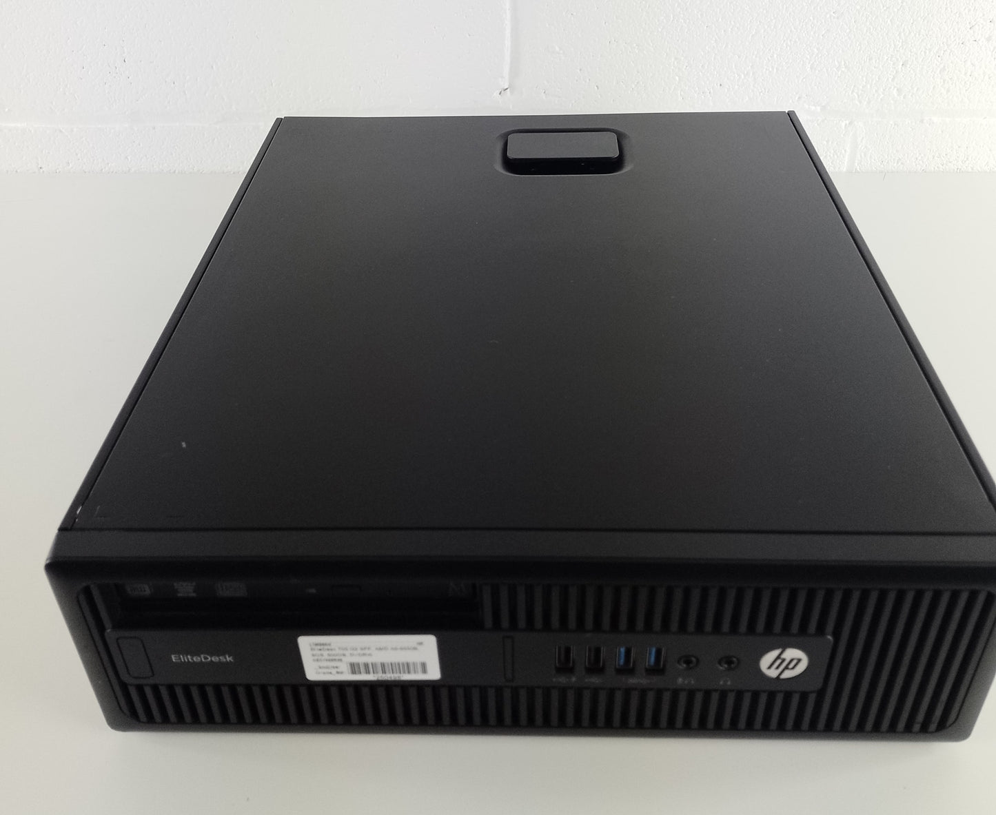 HP EliteDesk 705 G2 Small Form Factor Desktop PC, AMD A6-8550B, 8GB, 500GB, DVDRW