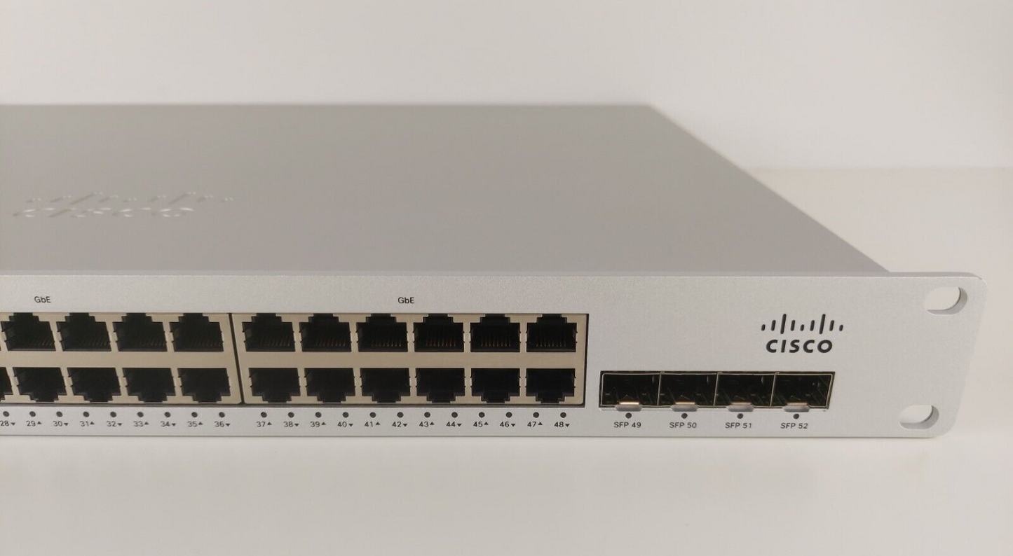 Cisco, Meraki MS220-48-HW, Cloud Managed, 48 Port GigE Switch